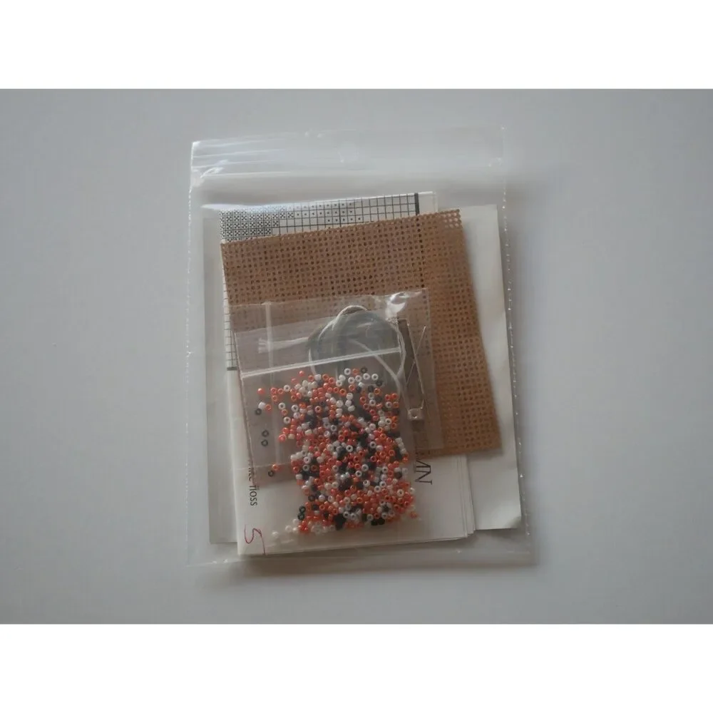 Vintage Mill Hill Autumn Harvest II Pumpkin Boo Glass Bead Kit MHAH8 NOS